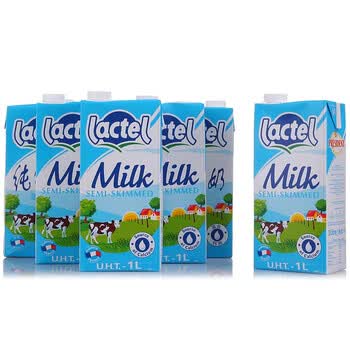 法国 Lactel兰特牌低脂牛奶1L*6盒装