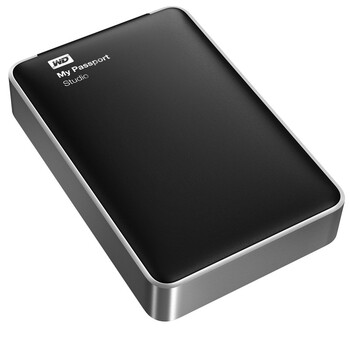 西部数据（WD）My Passport Studio FireWire 800 2TB 大容量超便携硬盘（黑色） WDBS8P0020BBK