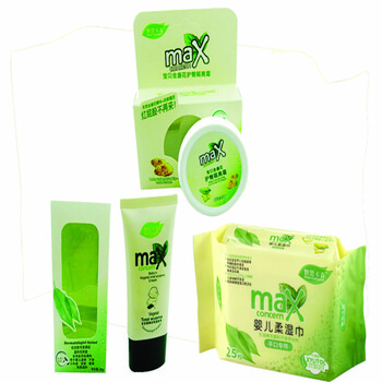 默思卡森maxconcern宝宝全效湿疹膏30g+婴儿手口柔湿巾100片+金盏花护臀隔离膏25g1038+1094+1031