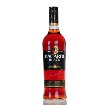 百加得Bacardi 黑朗姆酒 750ml