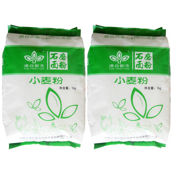 清谷新禾 小麦粉 石磨面粉 内蒙特产有机杂粮面2千克