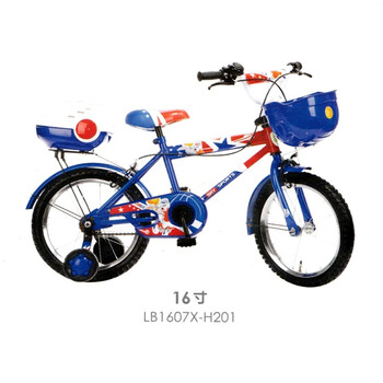小龙哈比自行车LB1607-H201（蓝） 蓝色 12寸