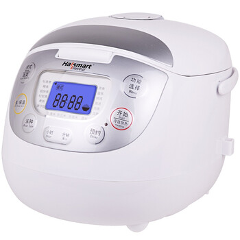 鸿智（hallsmart） HR-FY303 3L 豪华液晶版电脑方煲（灰色）