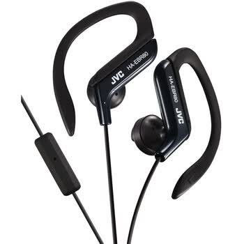 杰伟世JVC HA-EBR80-B 运动入耳耳挂耳机 黑色