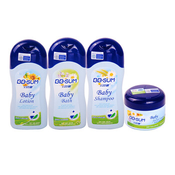 宝比珊洗发200ml+沐浴200ml+润肤乳200ml+嫩肤面霜 75g