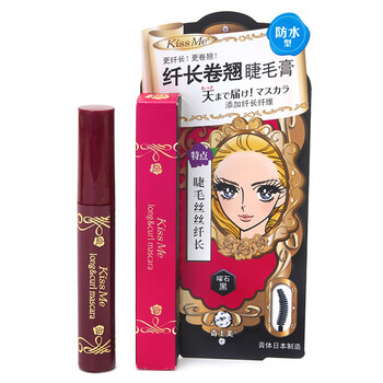 奇士美 纤长卷翘防水睫毛膏 曜石黑 6g