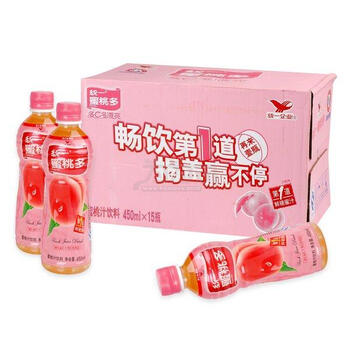 统一蜜桃多450ml*15瓶
