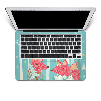 SkinAT 苹果笔记本MacBook手托保护贴膜 不含键盘 3M材料 狐狸过节 Pro 15