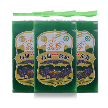 晶珍有机黑米300g*3袋