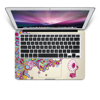 SkinAT 苹果笔记本MacBook手托保护贴膜 不含键盘 3M材料 恋恋留声机 Air 11