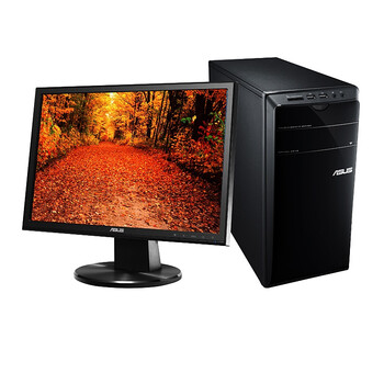 华硕（ASUS）CM1740-A11C台式电脑（X2 198 2G 500GB 1GB独显 DVD 三年质保）