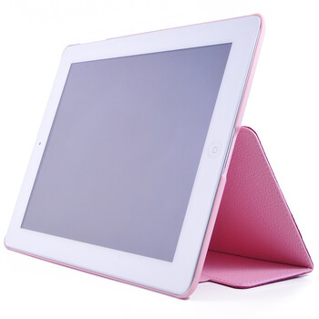 Fitcase DCCA-13 new ipad /ipad 2 真皮外壳超薄保护套 （粉红色）