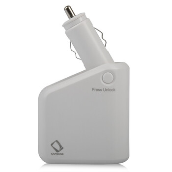 卡登仕（CAPDASE）双USB万能车充 车载点烟器电源转头(白色) 适用于苹果iPhone/iPod/三星/HTC智能手机