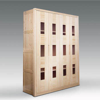 松果 儿童家具 衣柜 PD14+PD-D四门衣柜