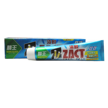 狮王ZACT渍脱双效牙膏150G（4支装） 口气清新
