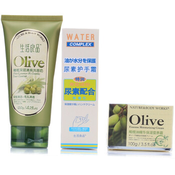 生活良品保湿营养霜、护手霜、洗面奶（100g+60ml+120G）