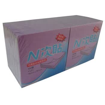 N次贴（荧光便条纸）霓紫色 31026（1*12本）