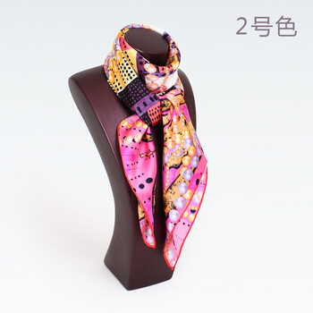 宝石蝶品牌真丝大方巾印花真丝围巾高档丝巾礼品/酷感珍珠 2号色