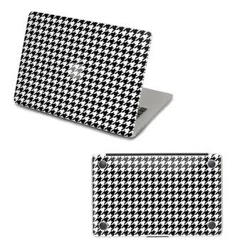SkinAT 苹果笔记本MacBook外壳及底部保护贴膜 3M材料 黑白小格 Air 11