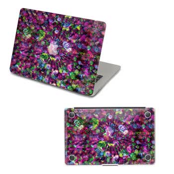 SkinAT 苹果笔记本MacBook外壳及底部保护贴膜 3M材料 魔幻脸谱 Pro 13