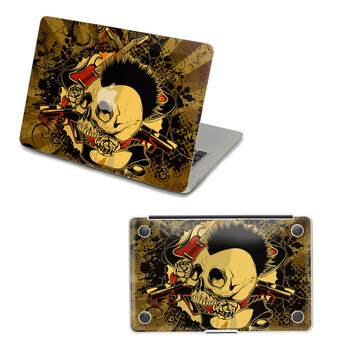 SkinAT 苹果笔记本MacBook外壳及底部保护贴膜 3M材料 狂野骷髅 Pro 17