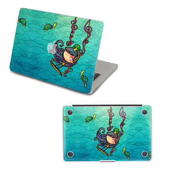 SkinAT 苹果笔记本MacBook外壳及底部保护贴膜 3M材料 奇幻之旅四 Pro 13