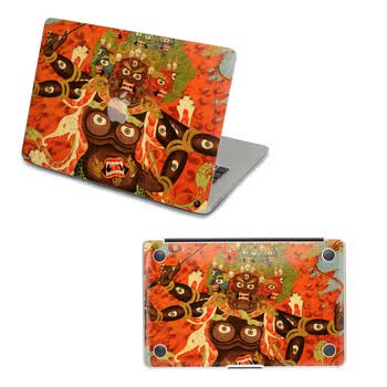 SkinAT 苹果笔记本MacBook外壳及底部保护贴膜 3M材料 神 Air 11