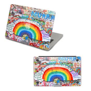 SkinAT 苹果笔记本MacBook外壳及底部保护贴膜 3M材料 涂鸦墙2 Air 11