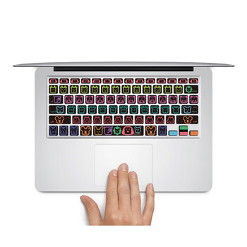 SkinAT MacBook苹果笔记本 iMac 键盘贴膜 保护贴 键盘膜 贴纸 轻松动物园黑色 Pro 15 (Retina)