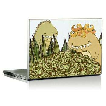 SkinAT 苹果笔记本MacBook外壳A面保护贴膜 3M材料 卷发恐龙 Pro 15 (Retina)