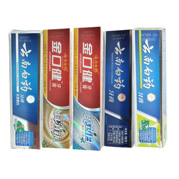 云南白药全家福套装5支装（留兰香180g+冬青香165g+薄荷清爽45g+纯青普洱130g+酷爽冬青145g）