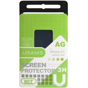 优胜仕（USAMS）苹果iPhone4s 保护膜 皮革纹背贴+磨砂前膜 适用于苹果iPhone4/4s