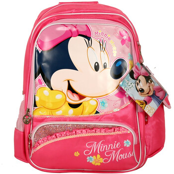 Disney 迪士尼米奇小学生书包MB8056B-粉色（送笔记本一个）