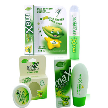 默思卡森max-concern婴儿晒后修复乳20ml+婴儿蚊患舒缓膏5g+草本薄荷祛痱香膏40g(1018+1020+1090)