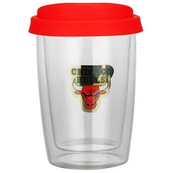 NBA 双层玻璃杯230ml（公牛）