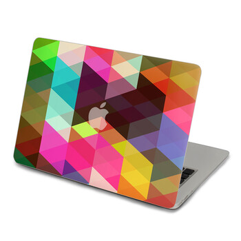 SkinAT 苹果笔记本MacBook外壳A面保护贴膜 3M材料 幻彩菱形 Air 13 2008/09