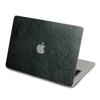 SkinAT 苹果笔记本MacBook外壳A面保护贴膜 3M材料 黑色皮革 Air 13 2008/09