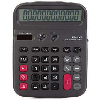 信利(TRULY)836-12 中大型台式办公计算器