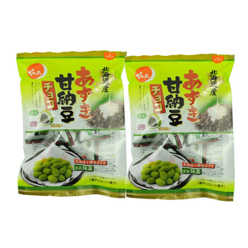 日本原装进口食品 坛六 抹茶味纳豆巧克力 70g*2包 #1162