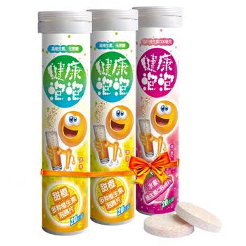 健康泡泡高维多矿套餐（甜橙多种维生素2支+水蜜桃维生素C)