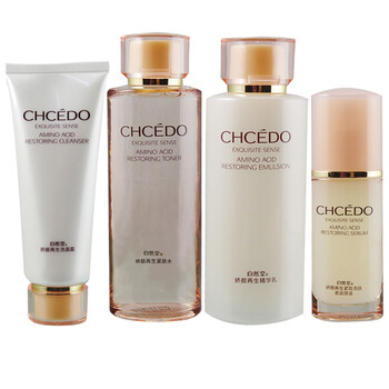 自然堂CHCEDO 娇颜再生系列 四件套装 洗+水+乳+原液 保湿 补水 美白 抗皱