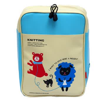 funnimals 新款PVC材料动物双肩包 米色 宽25.4cm 厚10.1cm 高31cm