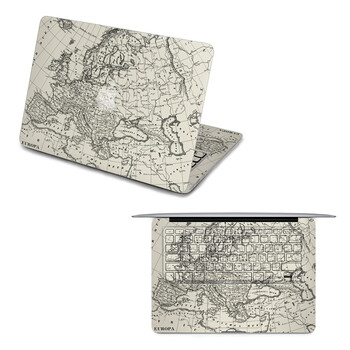 SkinAT 苹果笔记本MacBook全套保护贴膜 3M材料 EUROPA地图