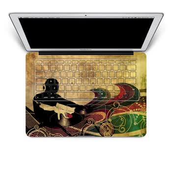 SkinAT 苹果笔记本MacBook手托保护贴膜 含键盘 3M材料 炫浪 Pro 15 (Retina)