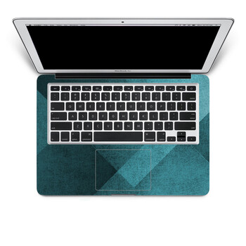 SkinAT 苹果笔记本MacBook手托保护贴膜 不含键盘 翻转蓝 Pro 15 (Retina)