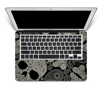 SkinAT 苹果笔记本MacBook手托保护贴膜 不含键盘 3M材料 花纹骷髅 Air 13 2011款