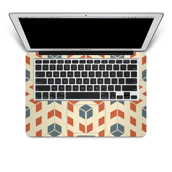 SkinAT 苹果笔记本MacBook手托保护贴膜 不含键盘 3M材料 几何菱形 Pro 15 (Retina)