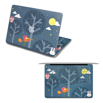 SkinAT 苹果笔记本MacBook全套保护贴膜 3M材料 午夜约会 Air 13 2011款