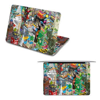 SkinAT 苹果笔记本MacBook全套保护贴膜 3M材料 像素画15 Pro 17