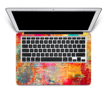 SkinAT 苹果笔记本MacBook手托保护贴膜 不含键盘 3M材料 五颜六色的光 Pro 15 (Retina)